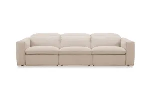 Abode Fabric 4 Seat Recliner Sofa, Como Natural, by Lounge Lovers by Lounge Lovers, a Sofas for sale on Style Sourcebook