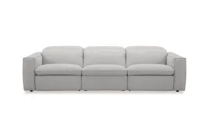 Abode Fabric 4 Seat Recliner Sofa, Florence Stone, by Lounge Lovers by Lounge Lovers, a Sofas for sale on Style Sourcebook