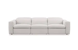 Abode Fabric 4 Seat Recliner Sofa, Grey, by Lounge Lovers by Lounge Lovers, a Sofas for sale on Style Sourcebook