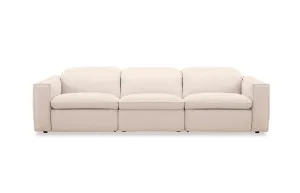 Abode Fabric 4 Seat Recliner Sofa, Havana Natural, by Lounge Lovers by Lounge Lovers, a Sofas for sale on Style Sourcebook