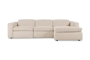 Abode Fabric Recliner Right Chaise Sofa, Como Natural, by Lounge Lovers by Lounge Lovers, a Sofas for sale on Style Sourcebook
