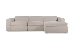 Abode Fabric Recliner Right Chaise Sofa, Grey, by Lounge Lovers by Lounge Lovers, a Sofas for sale on Style Sourcebook