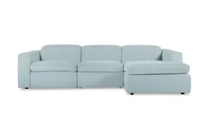 Abode Fabric Recliner Right Chaise Sofa, Florence Marine, by Lounge Lovers by Lounge Lovers, a Sofas for sale on Style Sourcebook