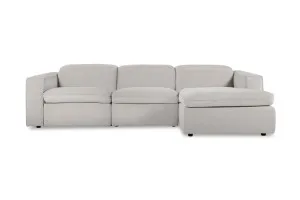 Abode Fabric Recliner Right Chaise Sofa, Grey, by Lounge Lovers by Lounge Lovers, a Sofas for sale on Style Sourcebook