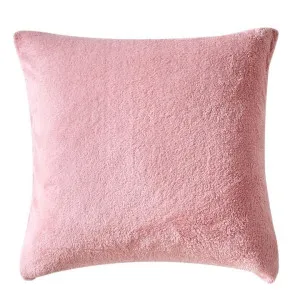 Morgan and Reid Blush Snuggle Fleece European Pillowcase Pair by null, a Cushions, Decorative Pillows for sale on Style Sourcebook