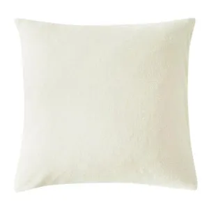 Morgan and Reid Ivory Snuggle Fleece European Pillowcase Pair by null, a Cushions, Decorative Pillows for sale on Style Sourcebook