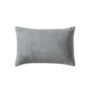 Morgan and Reid Steel Charcoal Snuggle Fleece Pillowcase Pair by null, a Pillow Cases for sale on Style Sourcebook