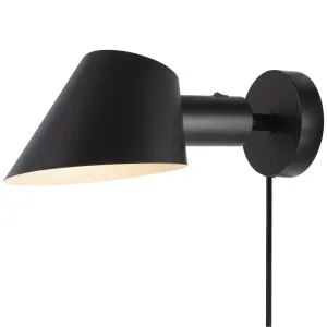 Nordlux Stay Wall Light Black by Nordlux, a Outdoor Lighting for sale on Style Sourcebook