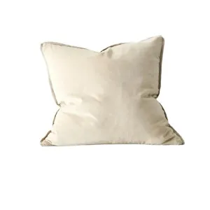 Ex Display - Francesca 50cm Core Velvet Plain Cushion - Salt by Interior Secrets - AfterPay Available by Interior Secrets, a Cushions, Decorative Pillows for sale on Style Sourcebook