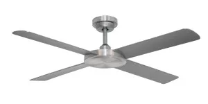 Hunter Pacific 52" (1320mm) Pinnacle 2 Indoor/Outdoor DC Ceiling Fan Brushed Aluminium by Hunter Pacific, a Ceiling Fans for sale on Style Sourcebook