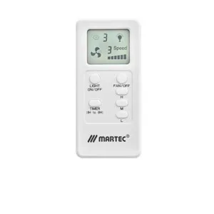 Martec Premium LCD Slimline Remote Control Kit - 3 Speed, Step Dimmer, And Timer White by Martec, a Ceiling Fans for sale on Style Sourcebook