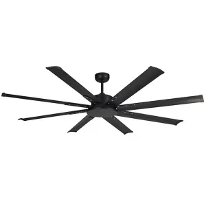 Martec Albatross Mini 65" DC Industrial Style Ceiling Fan With Remote Black by Martec, a Ceiling Fans for sale on Style Sourcebook
