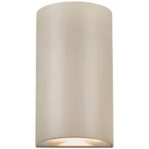 Nordlux Rold Round Up/Down Outdoor LED Wall Light Sand by Nordlux, a Outdoor Lighting for sale on Style Sourcebook