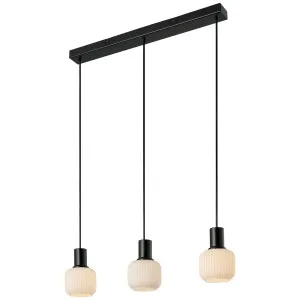 Nordlux Milford Mini 3-Light Rail Pendant Black by Nordlux, a Pendant Lighting for sale on Style Sourcebook