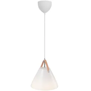 Nordlux Strap Small Pendant Opal White by Nordlux, a Pendant Lighting for sale on Style Sourcebook