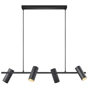 Nordlux Alanis 4 Light Pendant Black by Nordlux, a Pendant Lighting for sale on Style Sourcebook