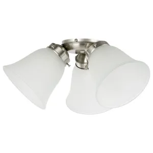 Eglo Waikiki 3 Light Kit Only Satin Nickel by Eglo, a Ceiling Fans for sale on Style Sourcebook
