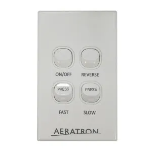 Aeratron Original AE Series Only Wall Control Kit 4 Gang - No Light by Aeratron, a Ceiling Fans for sale on Style Sourcebook