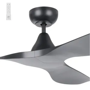 Eglo Surf 48" ABS DC Ceiling Fan Black by Eglo, a Ceiling Fans for sale on Style Sourcebook