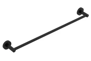 Soul Single Towel Rail 600mm, Matte Black by ADP, a Towel Rails for sale on Style Sourcebook
