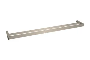 Brooklyn Double Towel Rail 900mm Brushed Nickel by ADP, a Towel Rails for sale on Style Sourcebook
