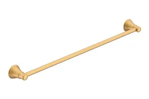 Eternal Single Towel Rail 600 Brushed Brass by ADP, a Towel Rails for sale on Style Sourcebook