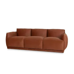 Josephine 3 Seater Sofa - Rustic Burnt Orange by Interior Secrets - AfterPay Available by Interior Secrets, a Sofas for sale on Style Sourcebook