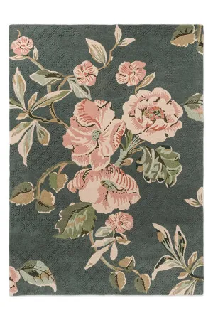 Laura Ashley Aylworth Trail Fern Green 078607 by Laura Ashley, a Contemporary Rugs for sale on Style Sourcebook