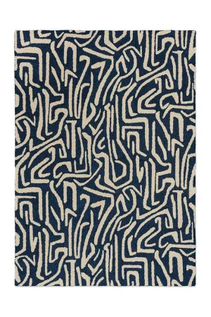 Harlequin Melodic Blue Outdoor 443608 by Harlequin, a Contemporary Rugs for sale on Style Sourcebook