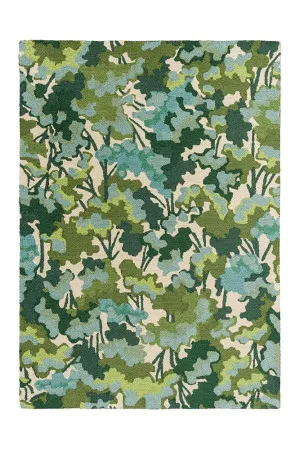 Harlequin Tree Tops Green Outdoor 443807 by Harlequin, a Contemporary Rugs for sale on Style Sourcebook