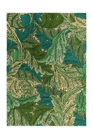 Morris & Co Acanthus Nettle/Sky Blue Outdoor 427307 by Morris & Co, a Contemporary Rugs for sale on Style Sourcebook