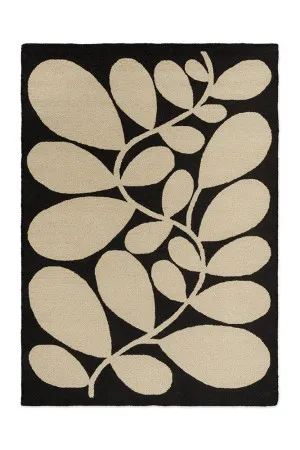 Orla Kiely Sycamore Black Outdoor 464205 by Orla Kiely, a Contemporary Rugs for sale on Style Sourcebook