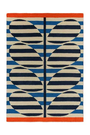 Orla Kiely Stripy Stem Azure Outdoor 464308 by Orla Kiely, a Contemporary Rugs for sale on Style Sourcebook