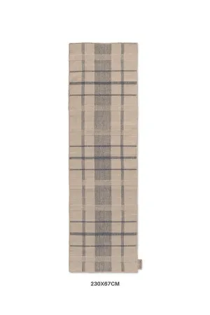Brink & Campman Zona Denim Check Outdoor 497408 Runner by Brink & Campman, a Contemporary Rugs for sale on Style Sourcebook