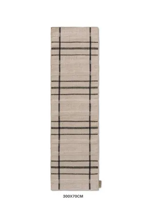 Brink & Campman Zona Charcoal Line Outdoor 497605 Runner by Brink & Campman, a Contemporary Rugs for sale on Style Sourcebook