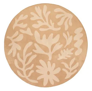 Anca Peach Shapes Rollie Pollie Round Playmat by Miss Amara, a Contemporary Rugs for sale on Style Sourcebook