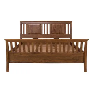 Mango Creek Queen Bed Frame in Rustic Chocolate by OZ Design, a Beds & Bed Frames for sale on Style Sourcebook