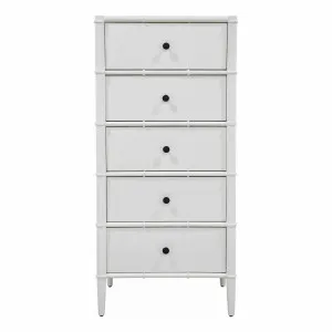 Bermuda Tall Boy in Mangowood White by OZ Design, a Dressers & Chests of Drawers for sale on Style Sourcebook