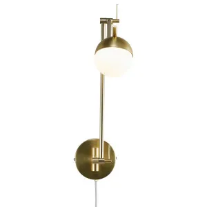 Nordlux Contina Wall Light Brass by Nordlux, a Outdoor Lighting for sale on Style Sourcebook