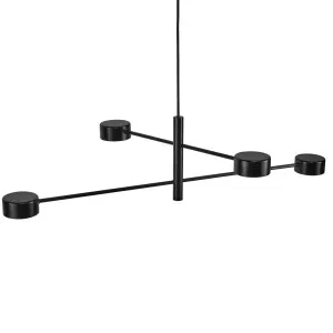 Nordlux Clyde 4 Light LED Pendant Black by Nordlux, a Pendant Lighting for sale on Style Sourcebook
