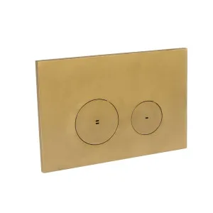 Zaaha Toilet Button & In-wall Cistern - Tumbled Ages Brass by ABI Interiors Pty Ltd, a Toilets & Bidets for sale on Style Sourcebook