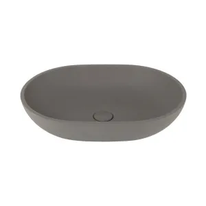 Atelis Oval Concrete Basin - Grey by ABI Interiors Pty Ltd, a Basins for sale on Style Sourcebook