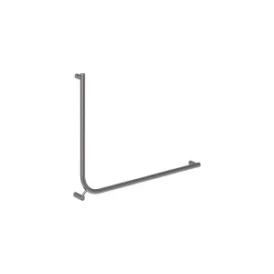 Aliro Accessible 90° Grab Rail - Brushed Gunmetal by ABI Interiors Pty Ltd, a Bathroom Accessories for sale on Style Sourcebook