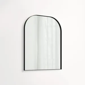 Arch Wall Mirror 600 x 750mm - Matte Black by ABI Interiors Pty Ltd, a Mirrors for sale on Style Sourcebook