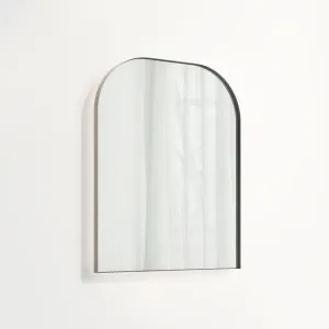 Arch Wall Mirror LED 600 x 750mm - Brushed Gunmetal by ABI Interiors Pty Ltd, a Mirrors for sale on Style Sourcebook