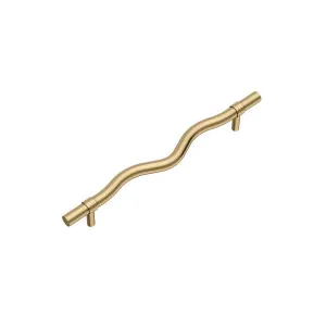 Ziggy Adjustable Cabinetry Pull 250mm - Brushed Brass by ABI Interiors Pty Ltd, a Cabinet Hardware for sale on Style Sourcebook