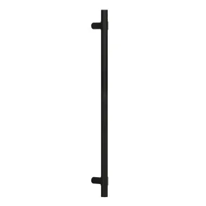 Modi Adjustable Heated Towel Rail 900mm - Matte Black by ABI Interiors Pty Ltd, a Towel Rails for sale on Style Sourcebook