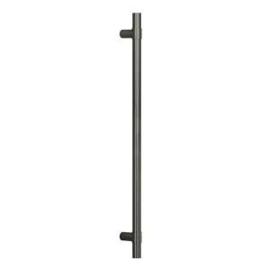 Modi Adjustable Heated Towel Rail 900mm - Brushed Gunmetal by ABI Interiors Pty Ltd, a Towel Rails for sale on Style Sourcebook