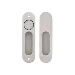 Leroy Sliding Double Door Privacy Set - Stainless Steel by ABI Interiors Pty Ltd, a Door Knobs & Handles for sale on Style Sourcebook