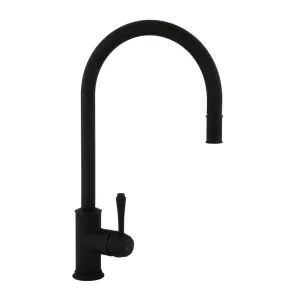 Kingsley Commercial Pull-Out Kitchen Mixer - Matte Black by ABI Interiors Pty Ltd, a Laundry Taps for sale on Style Sourcebook